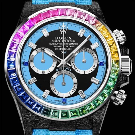 rolex diw rainbow candy daytona